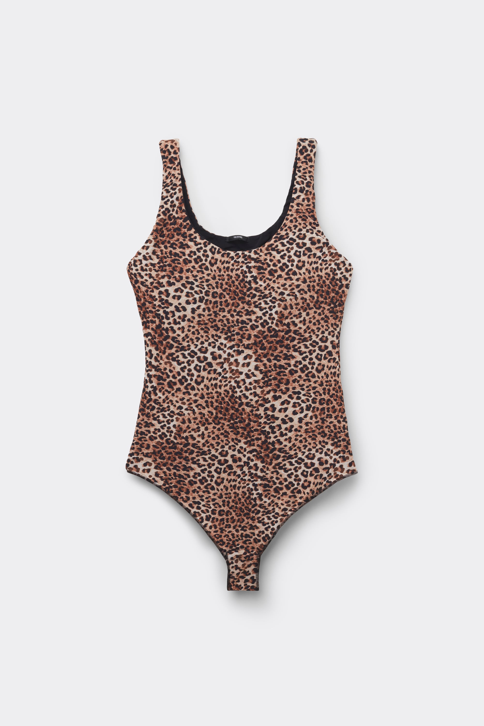 Body con Sujetador Tirante Ancho Estampado Natural Lifting 2 en 1