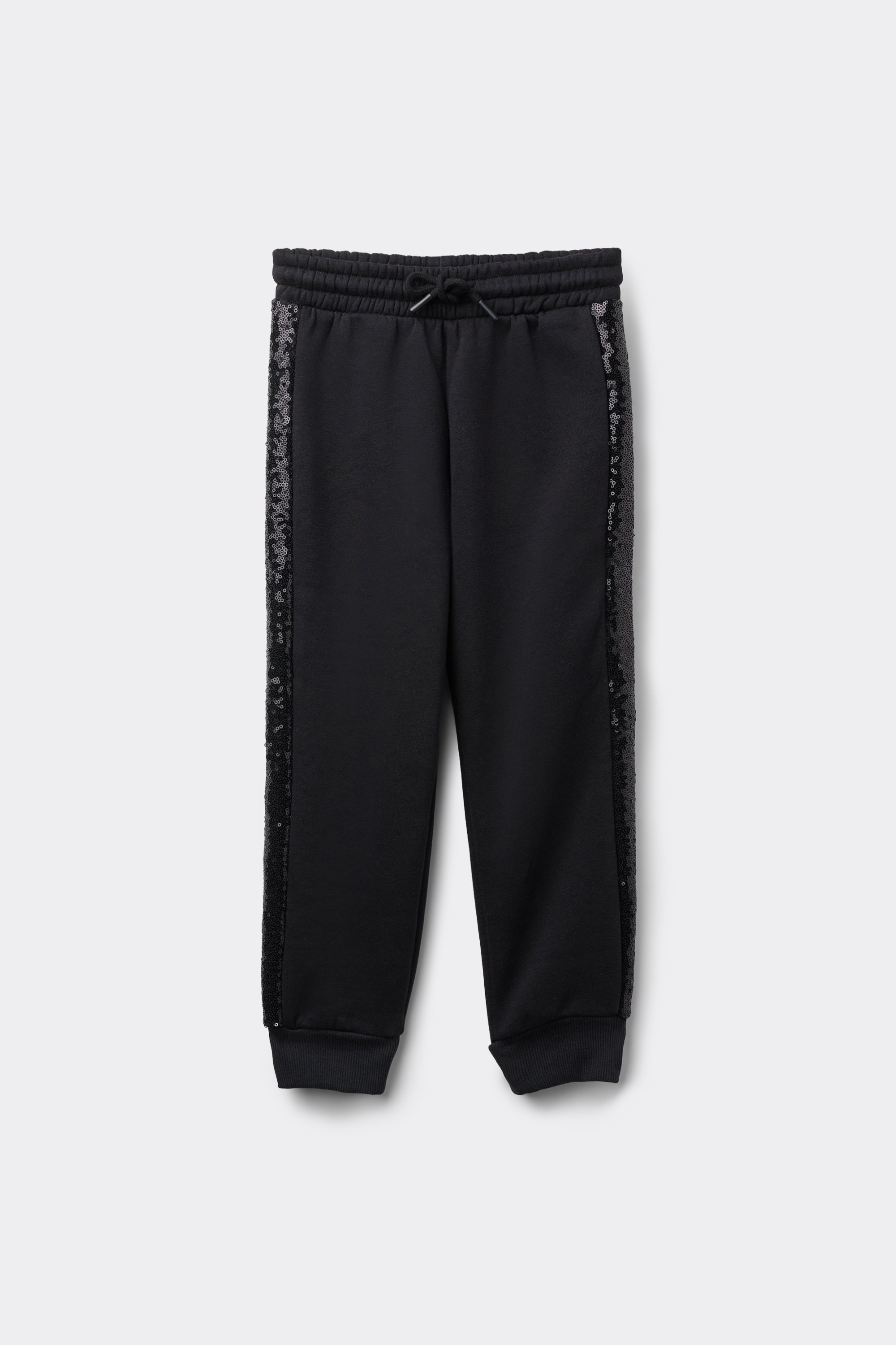 Girls&rsquo; Fleece Trousers with Sequin Bands