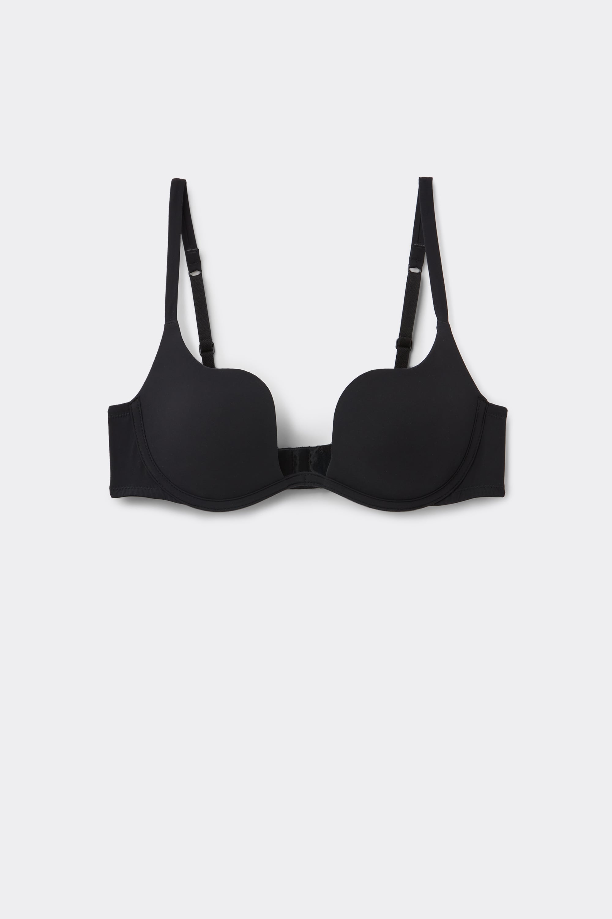 Gepolsterter Push-up-BH mit tiefem Ausschnitt in Bl&uuml;tenform