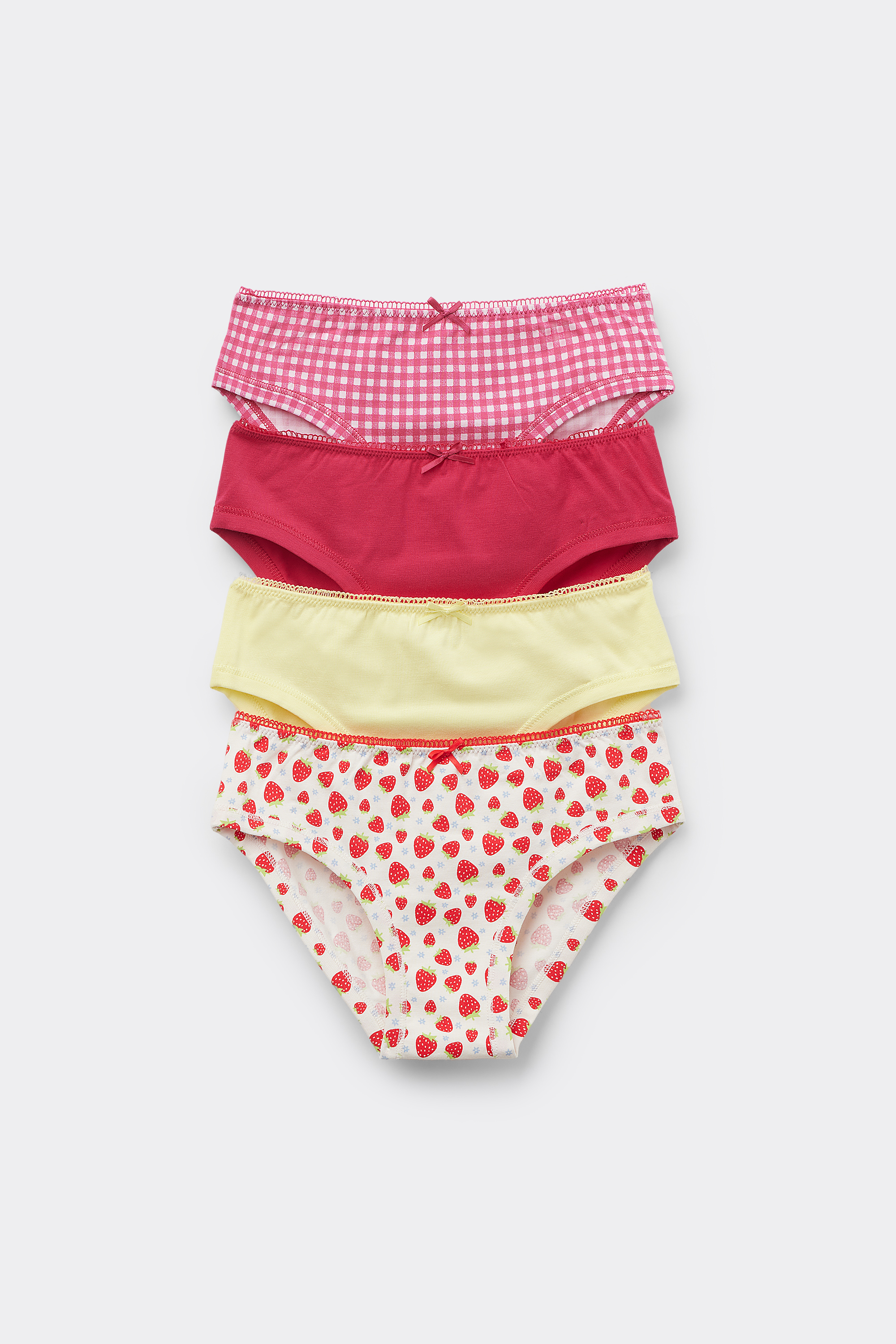 Čtvery D&iacute;vč&iacute; Kalhotky z Poti&scaron;těn&eacute; Bavlny