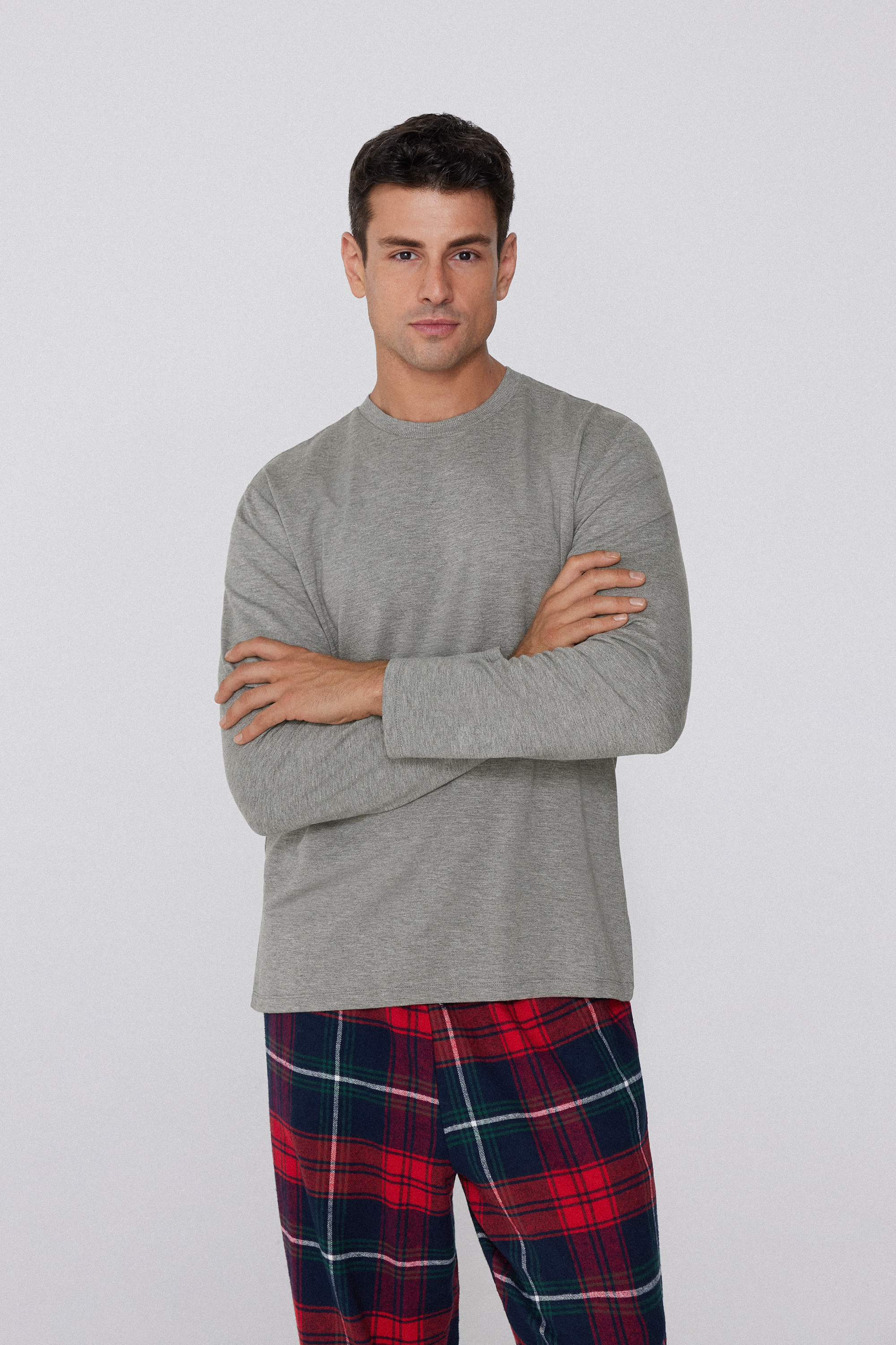 Long Sleeve Fleece Finish Viscose Sweater