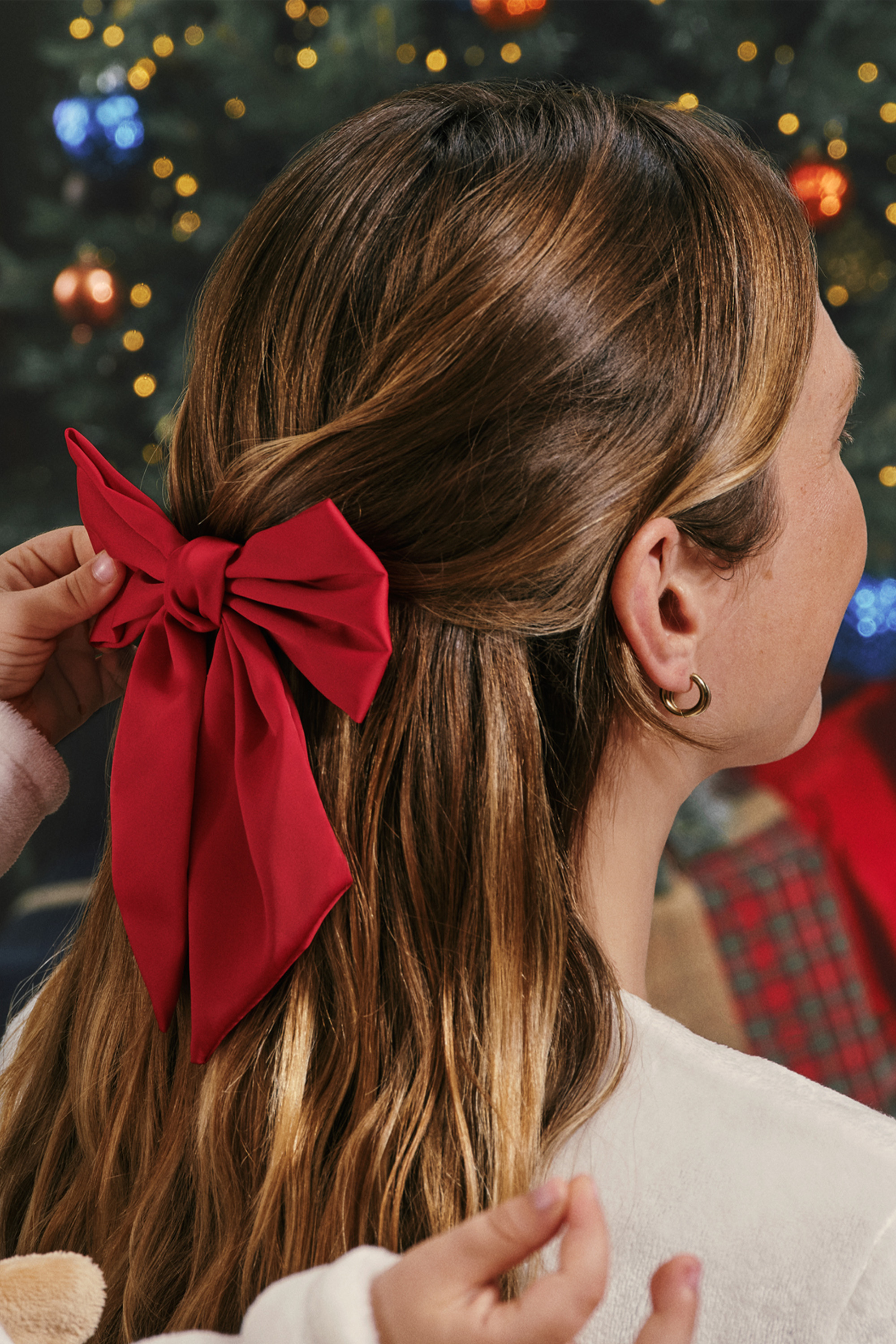 Satin Bow Hair Clip