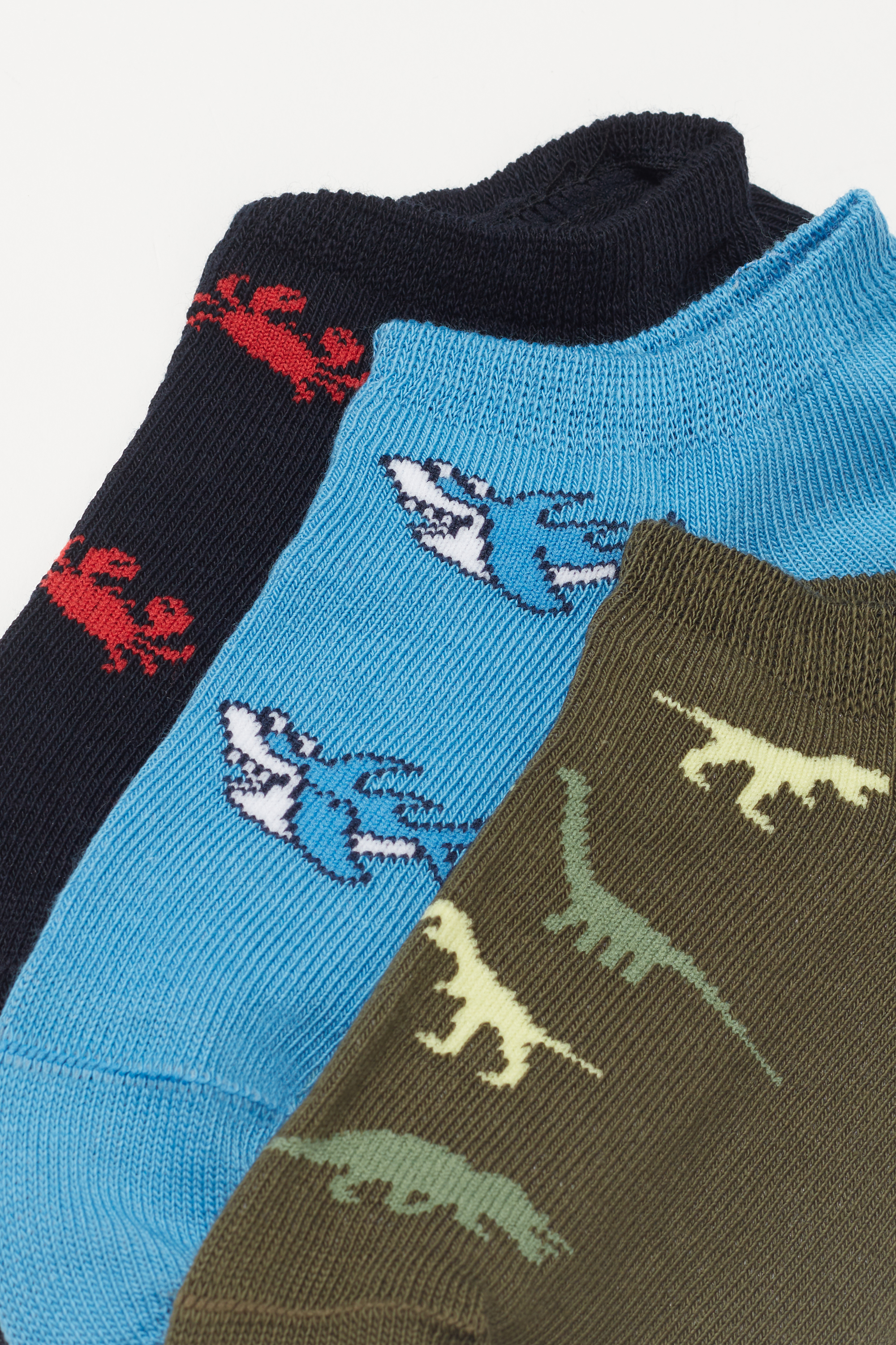 Chlapčensk&eacute; Bavlnen&eacute; Vzorovan&eacute; Ťapky 3 P&aacute;ry