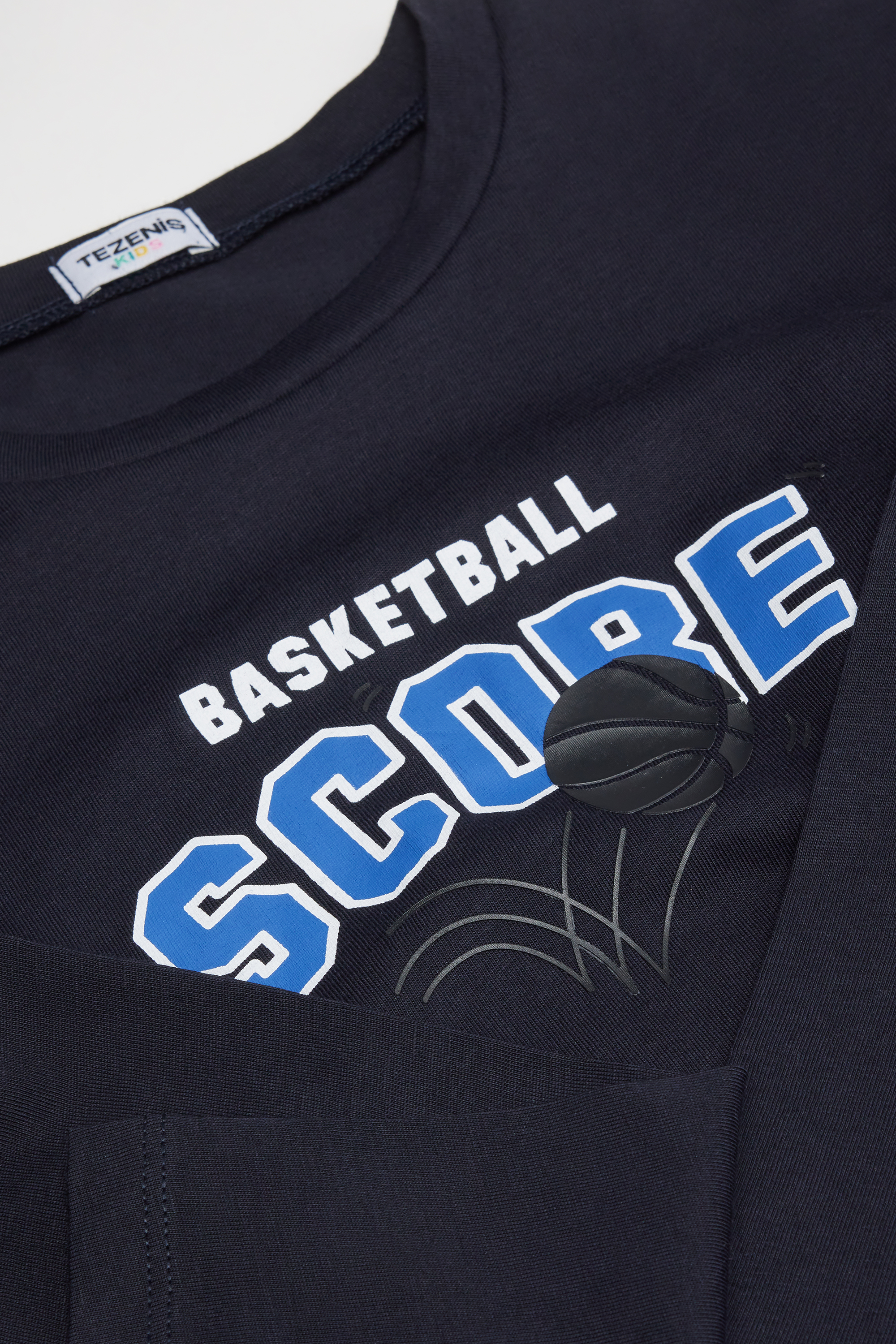 Long Sleeve Printed Cotton Top