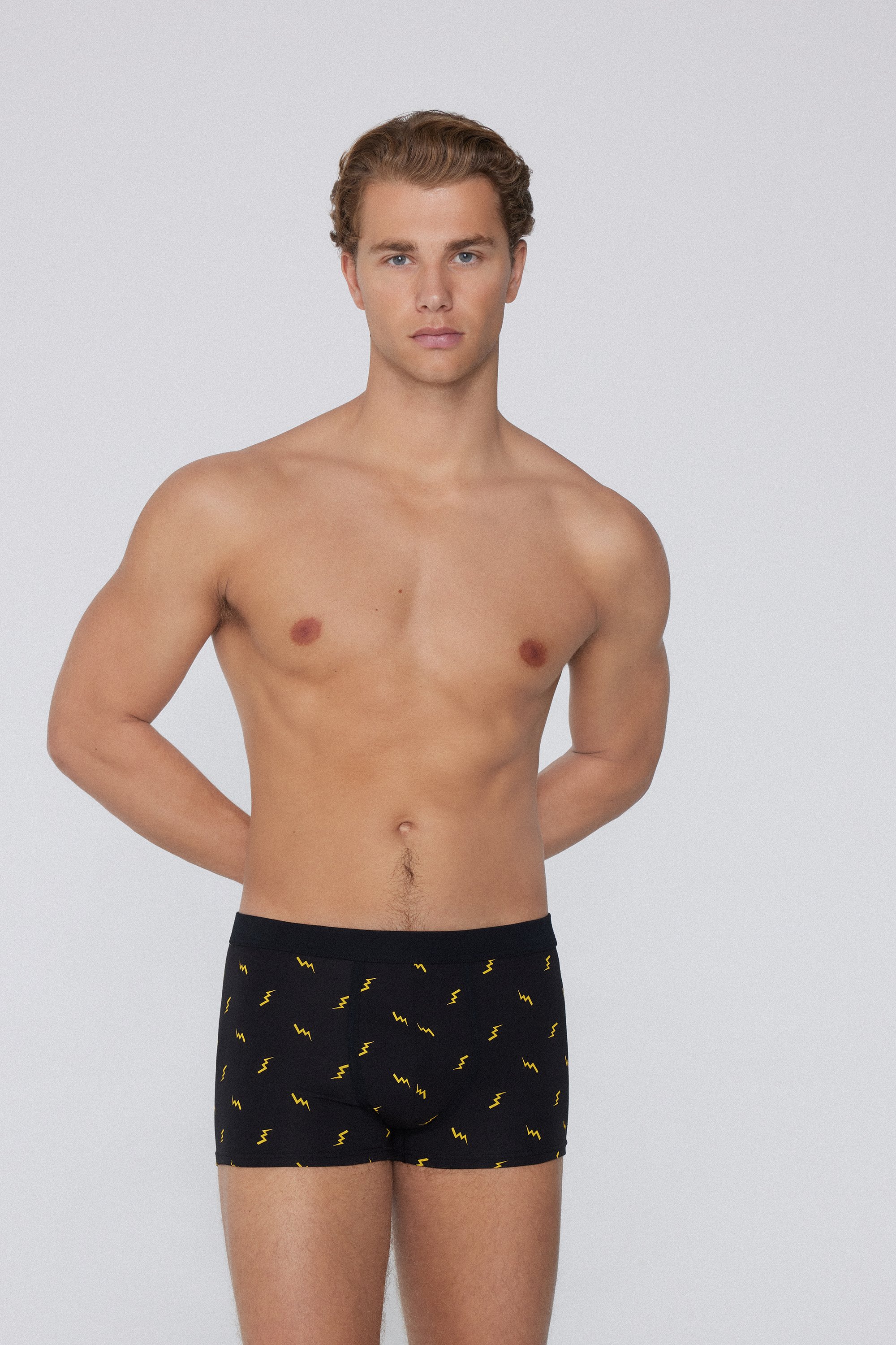 Printed Stretch Cotton Boxers