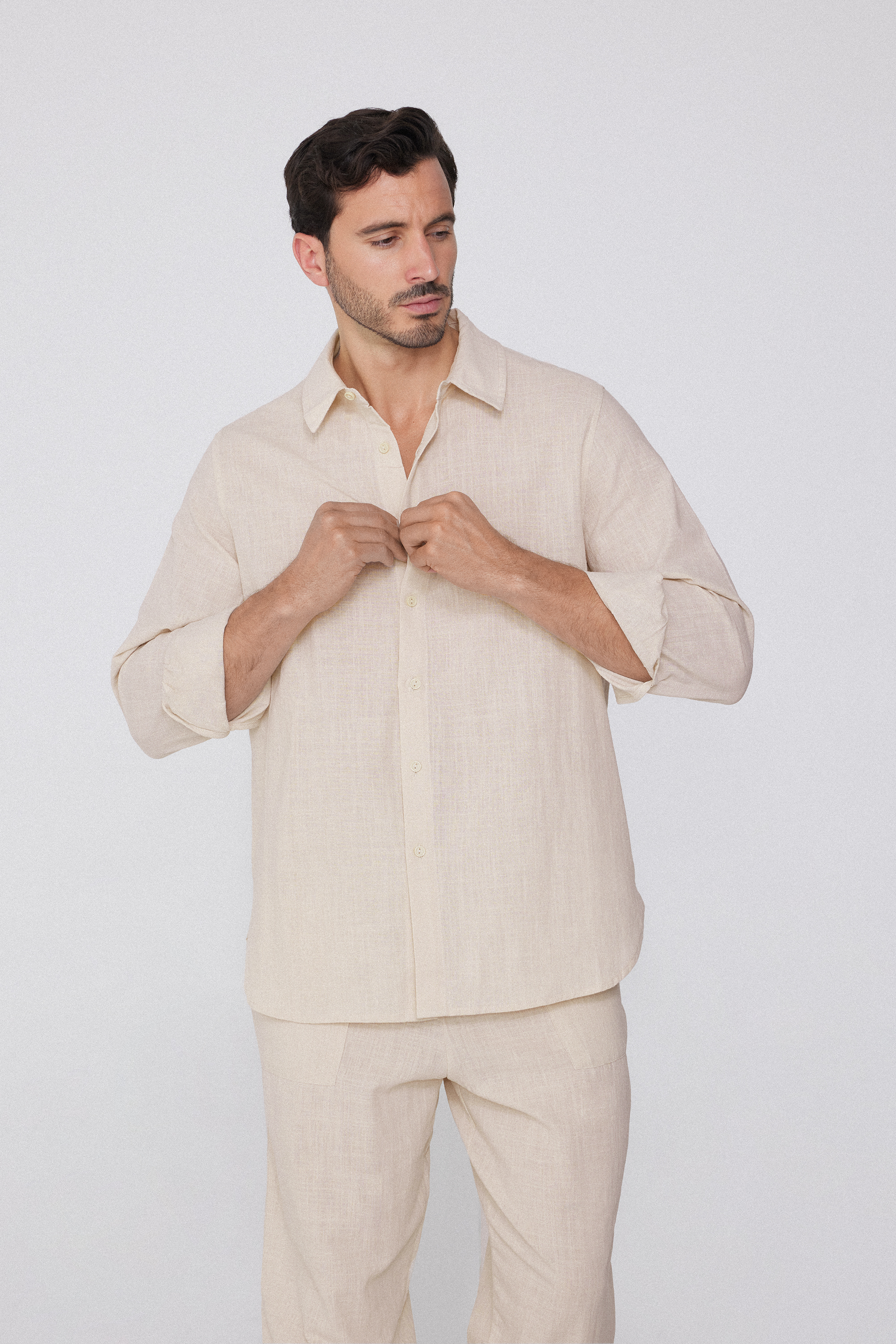 Super Light Long Sleeve Cotton Shirt