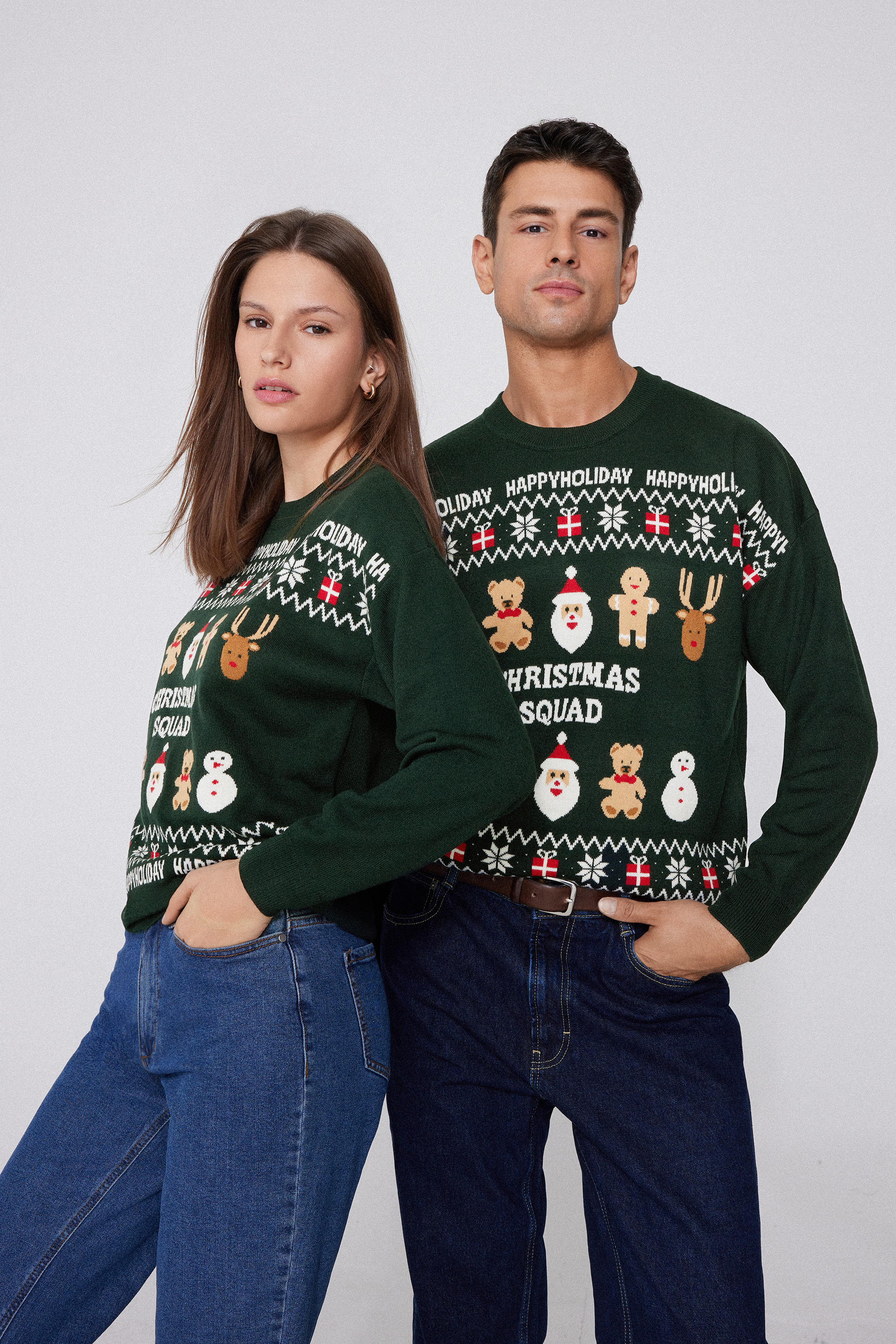Unisex Crew-Neck Christmas Sweater