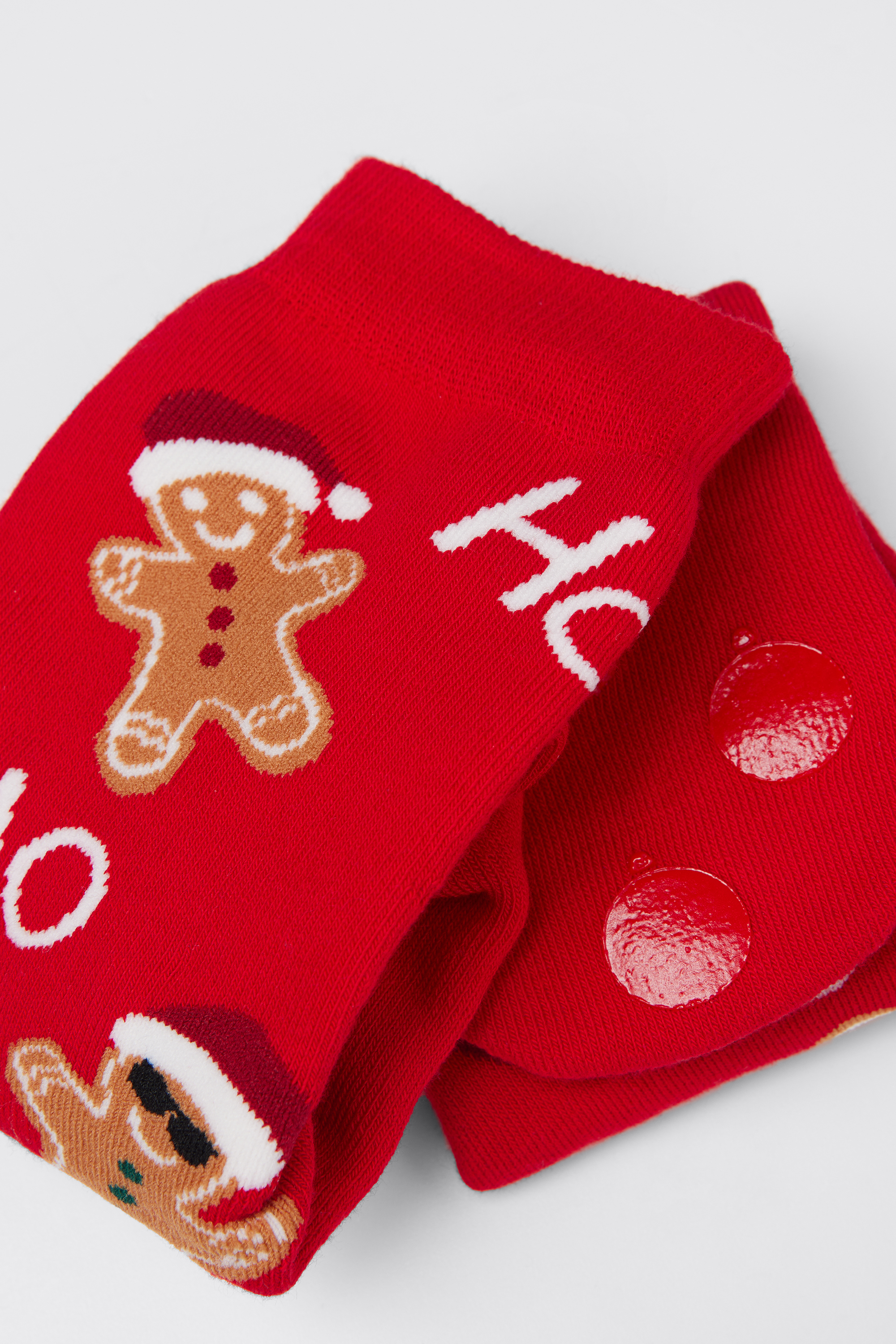 Men&rsquo;s Short Non-Slip Christmas-Print Socks