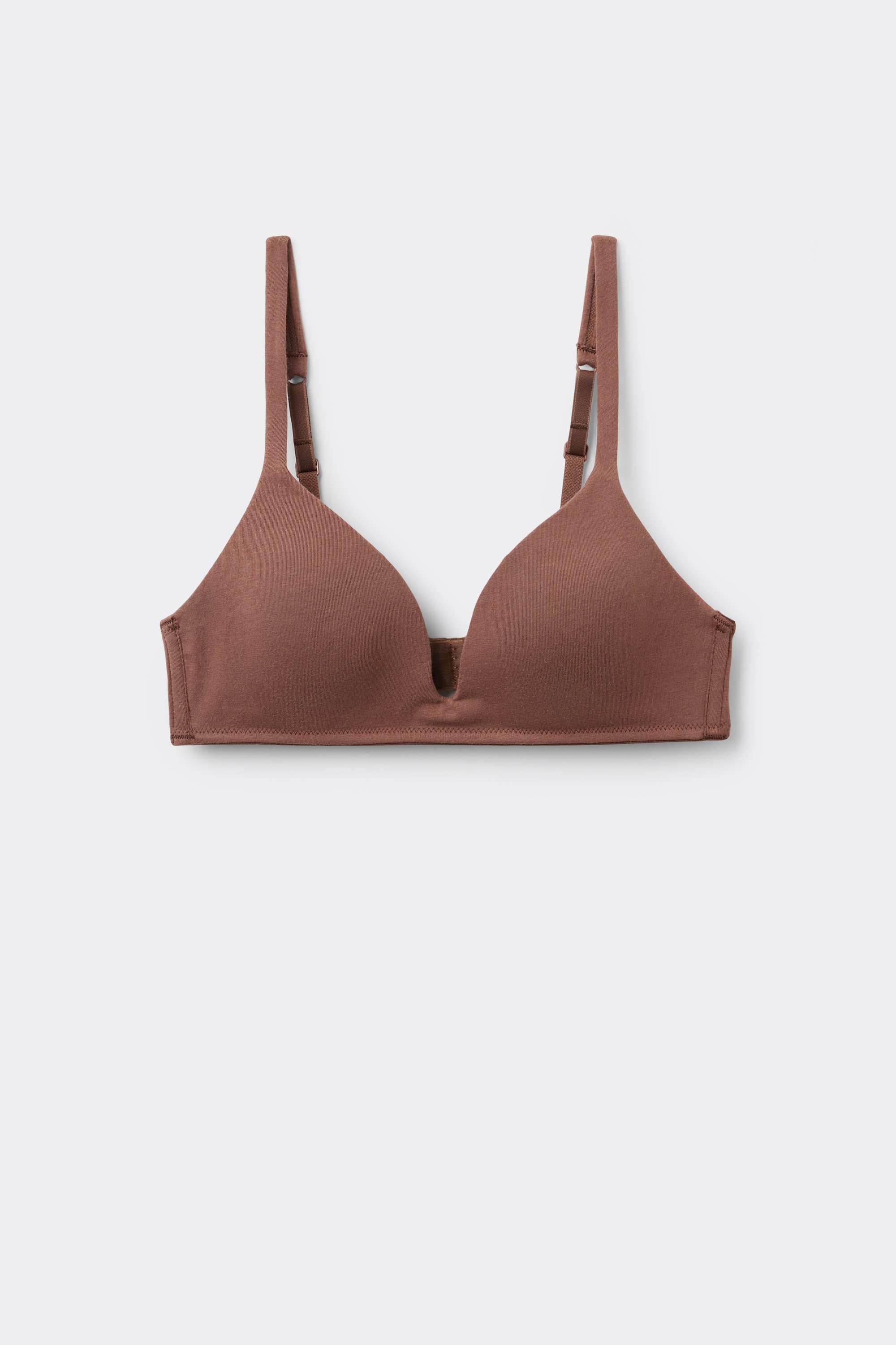London Lightly Padded Organic Cotton Triangle Bra