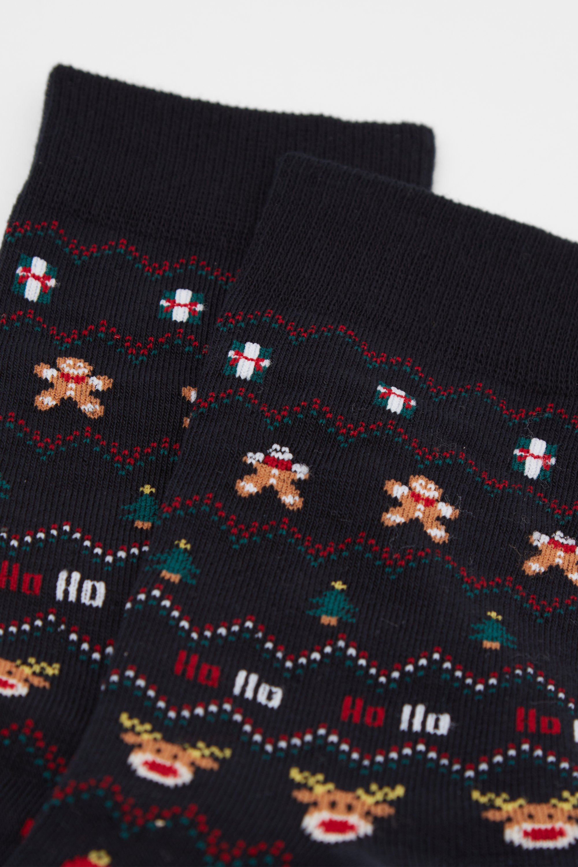 Men&rsquo;s Patterned Cotton Crew Socks