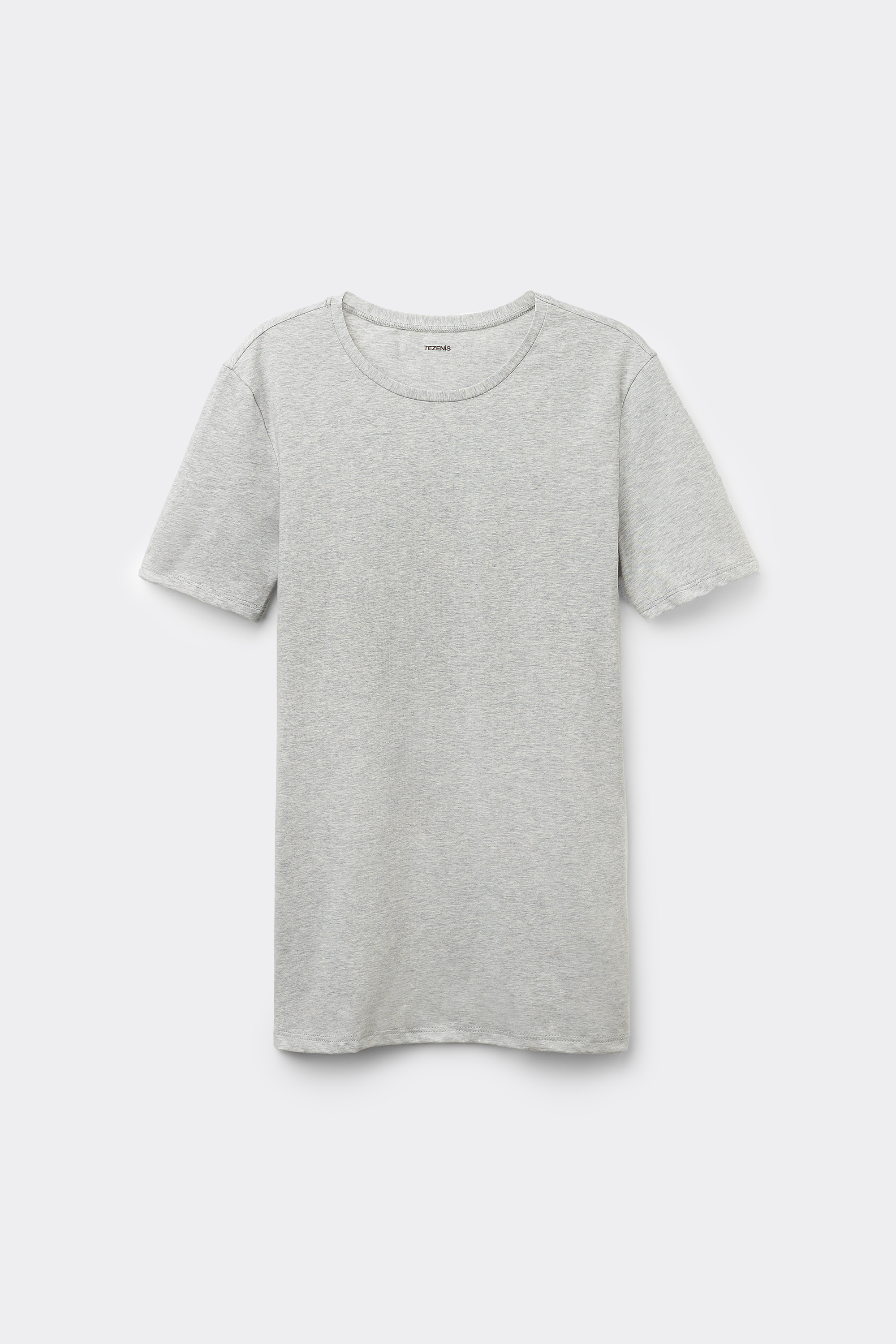 Organic Stretch Cotton Crewneck T-Shirt