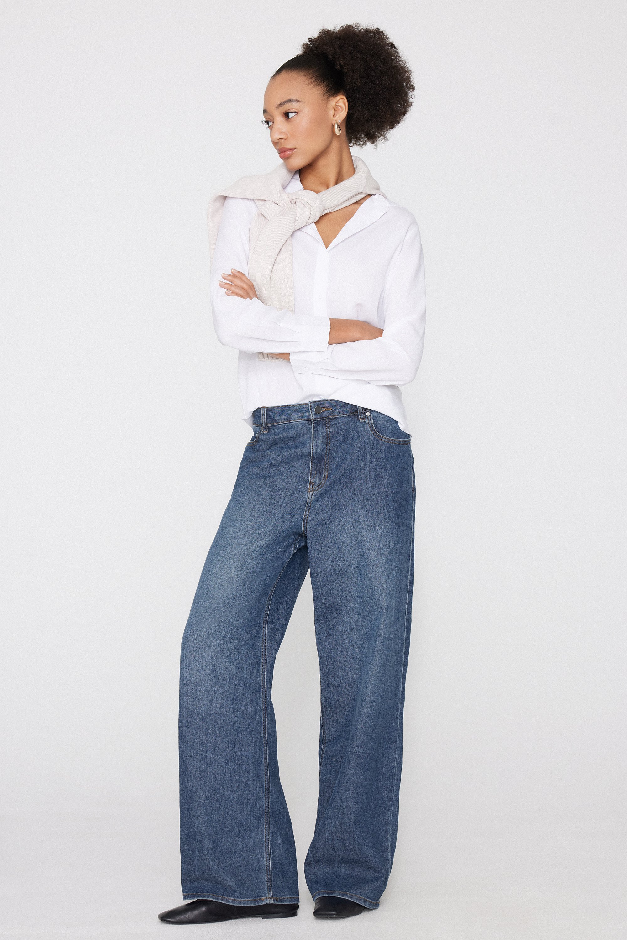 Jeans a Palazzo Vita Alta