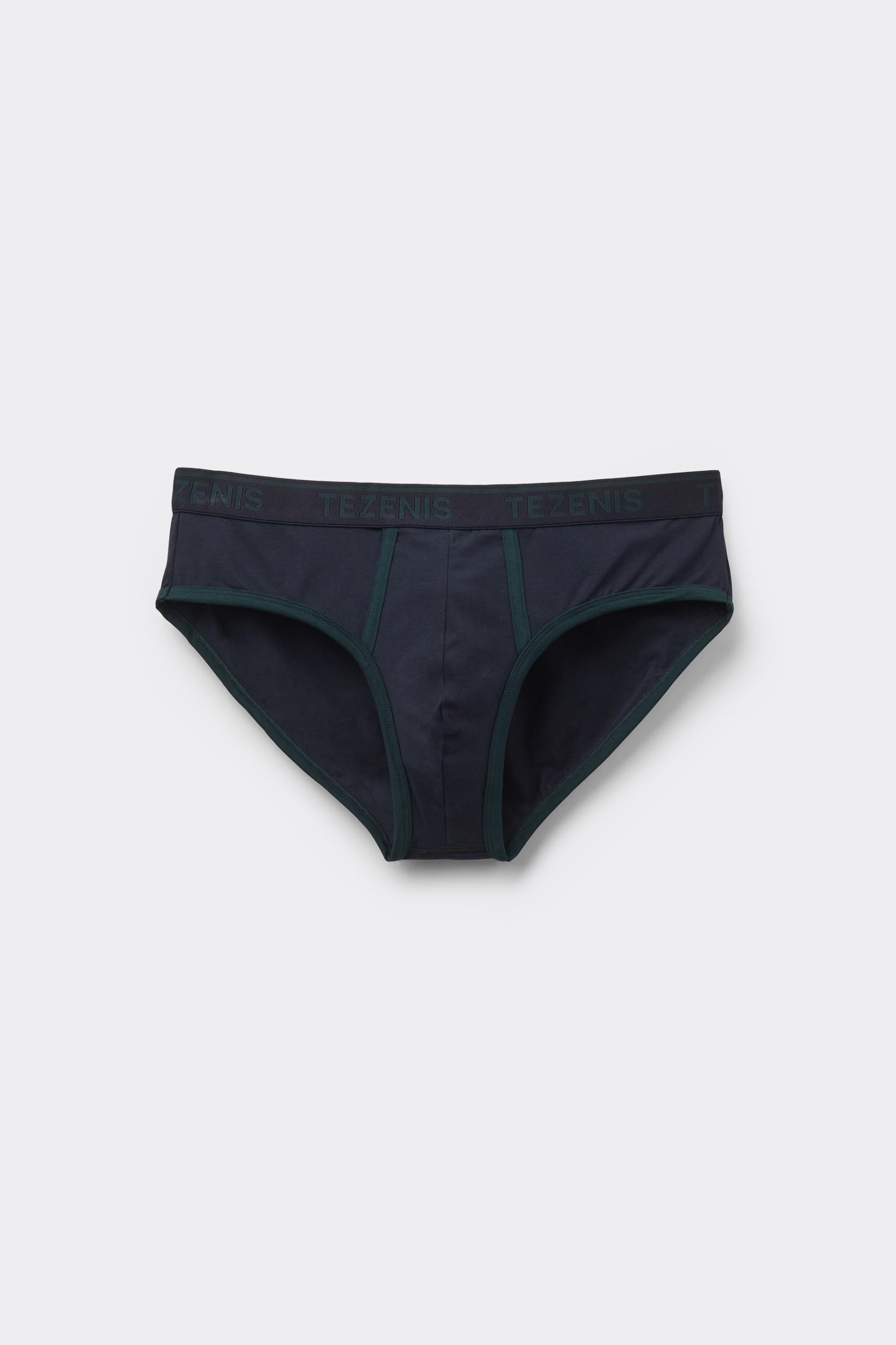 Organic Cotton Logo Briefs with Contrasting Edging