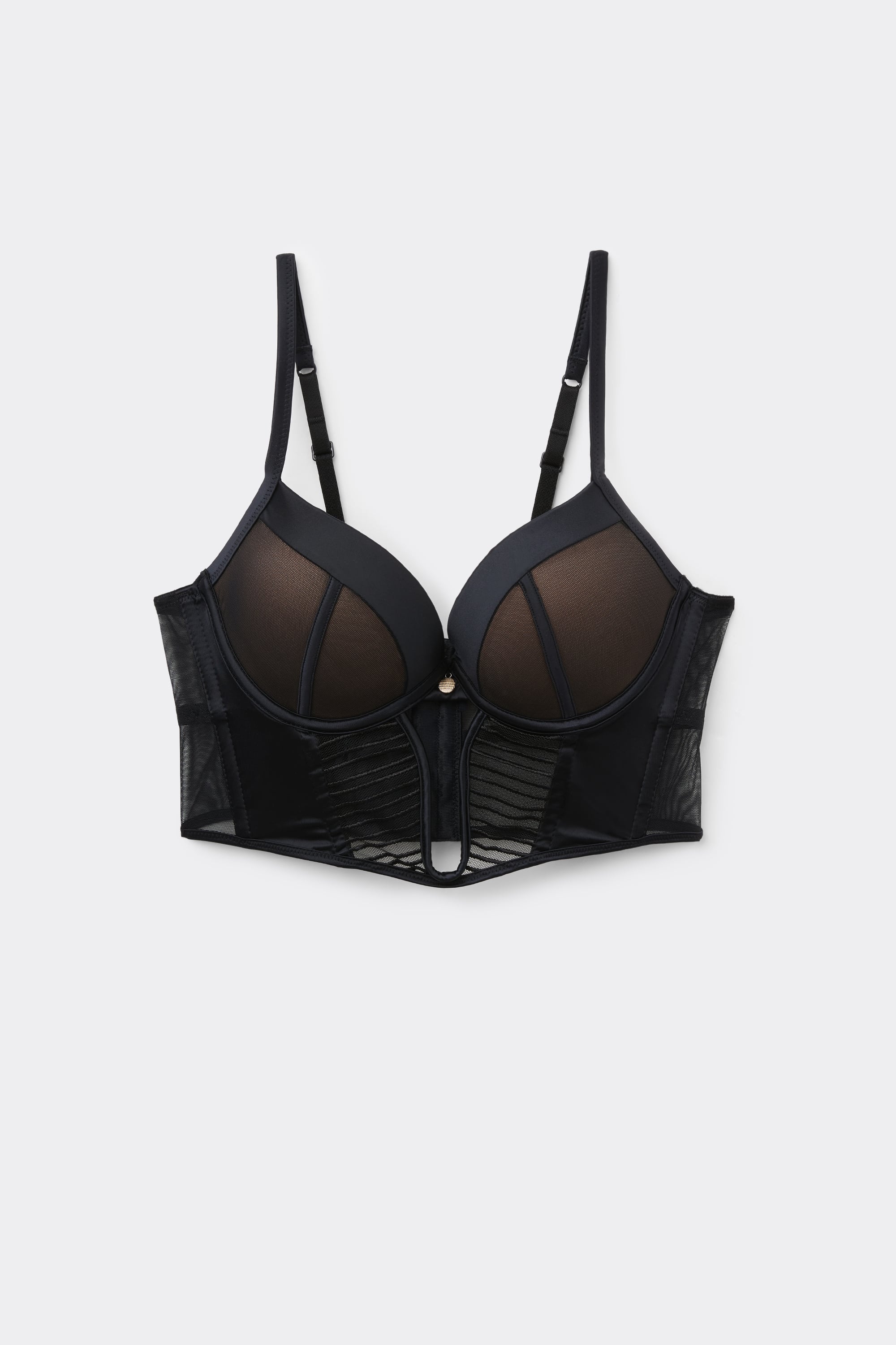 Sheer Lines Padded Bra Top