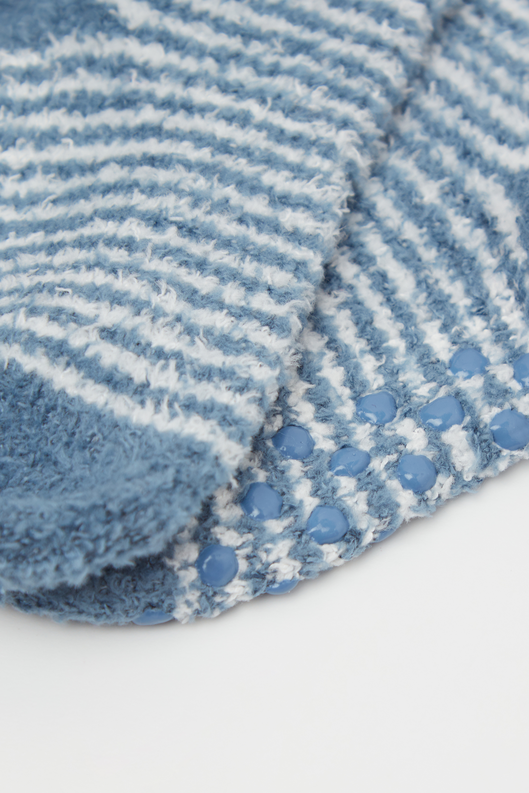 Socquettes Antid&eacute;rapantes B&eacute;b&eacute; Douces Rayures