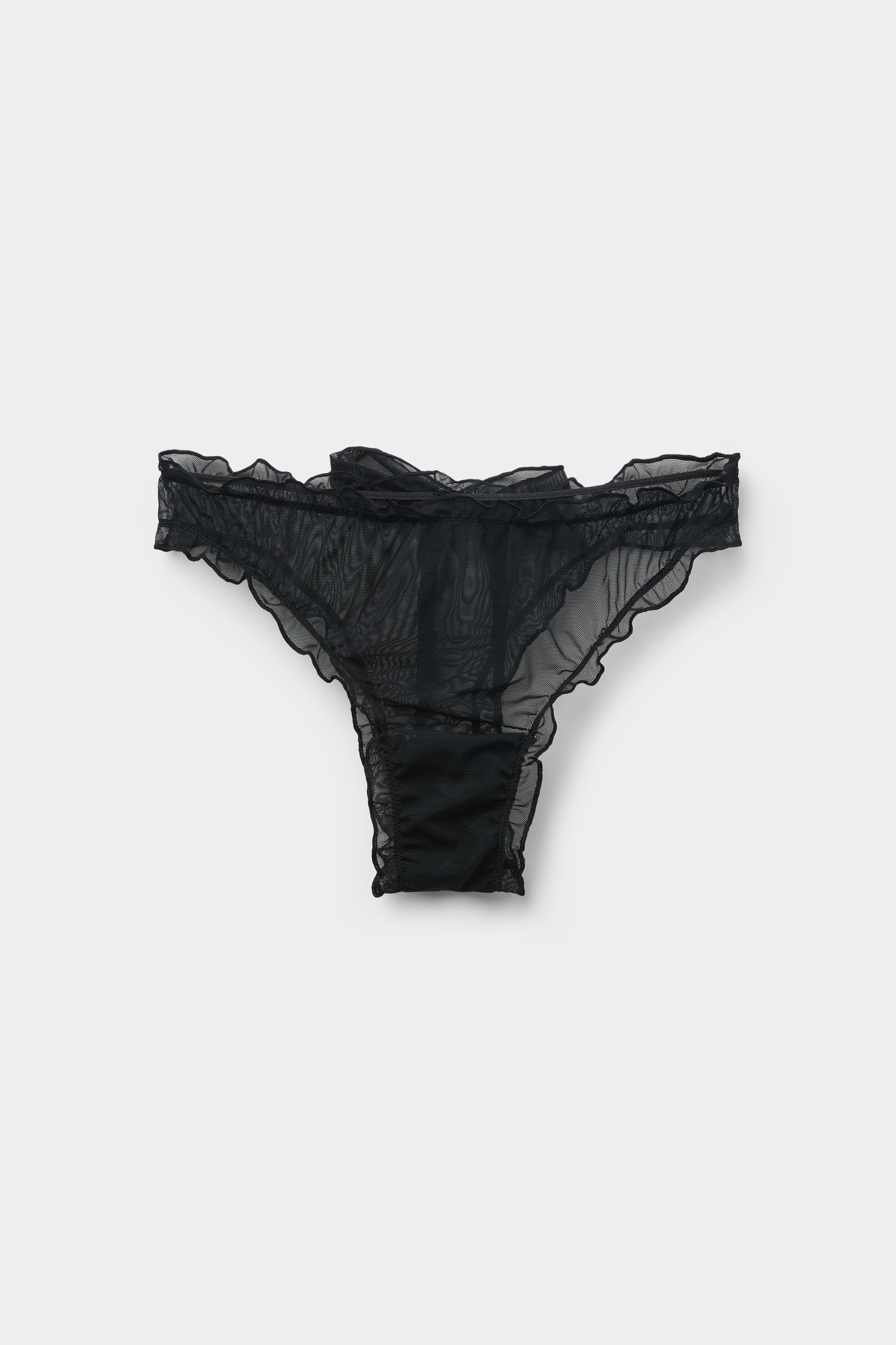 Brazilian Panties in Tulle with Bow