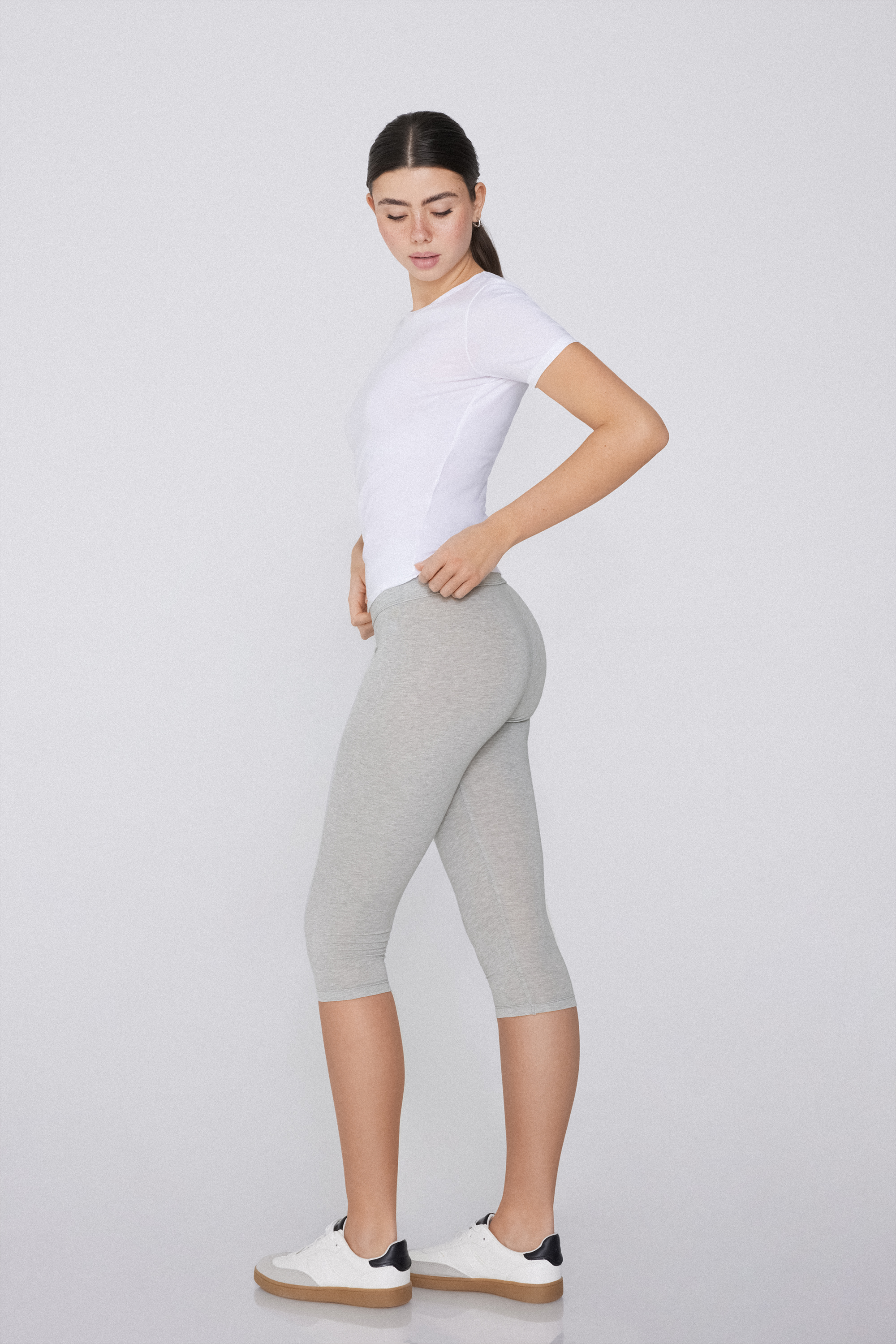 Capri-Leggings aus Bio-Baumwolle