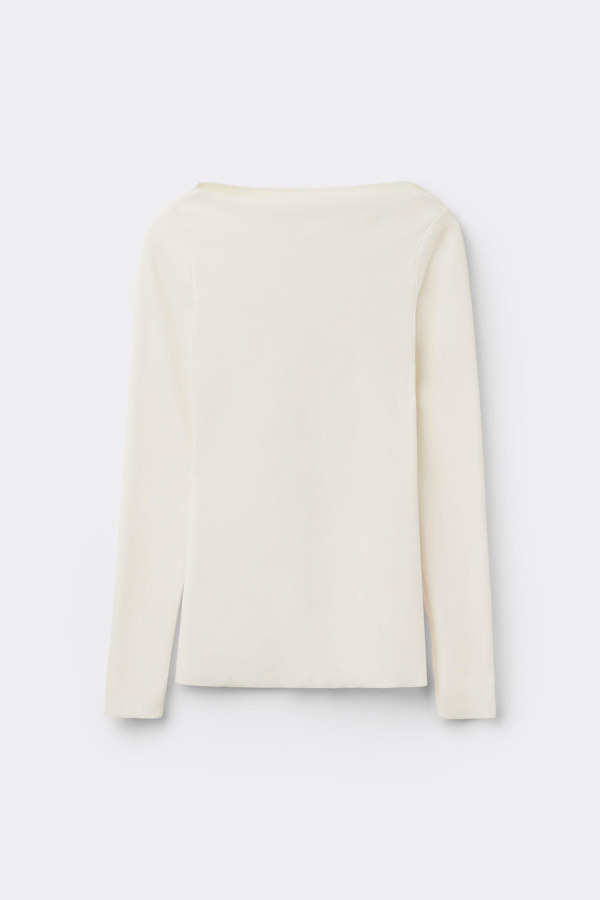 Invisible Therm Long-Sleeved Boat-Neck Top