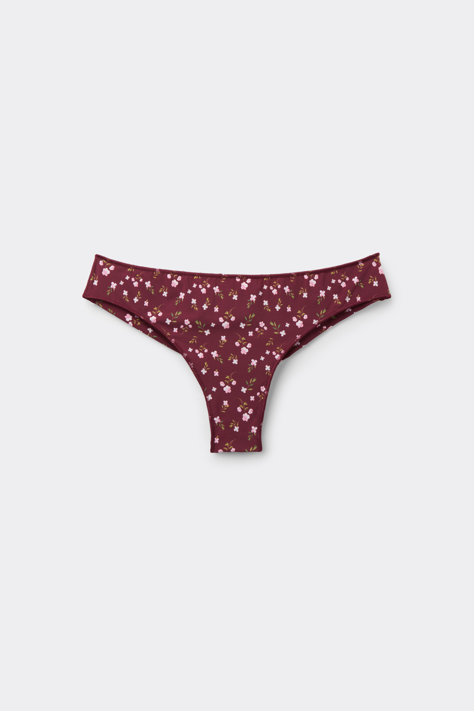 Printed Microfiber Brazilian Panties