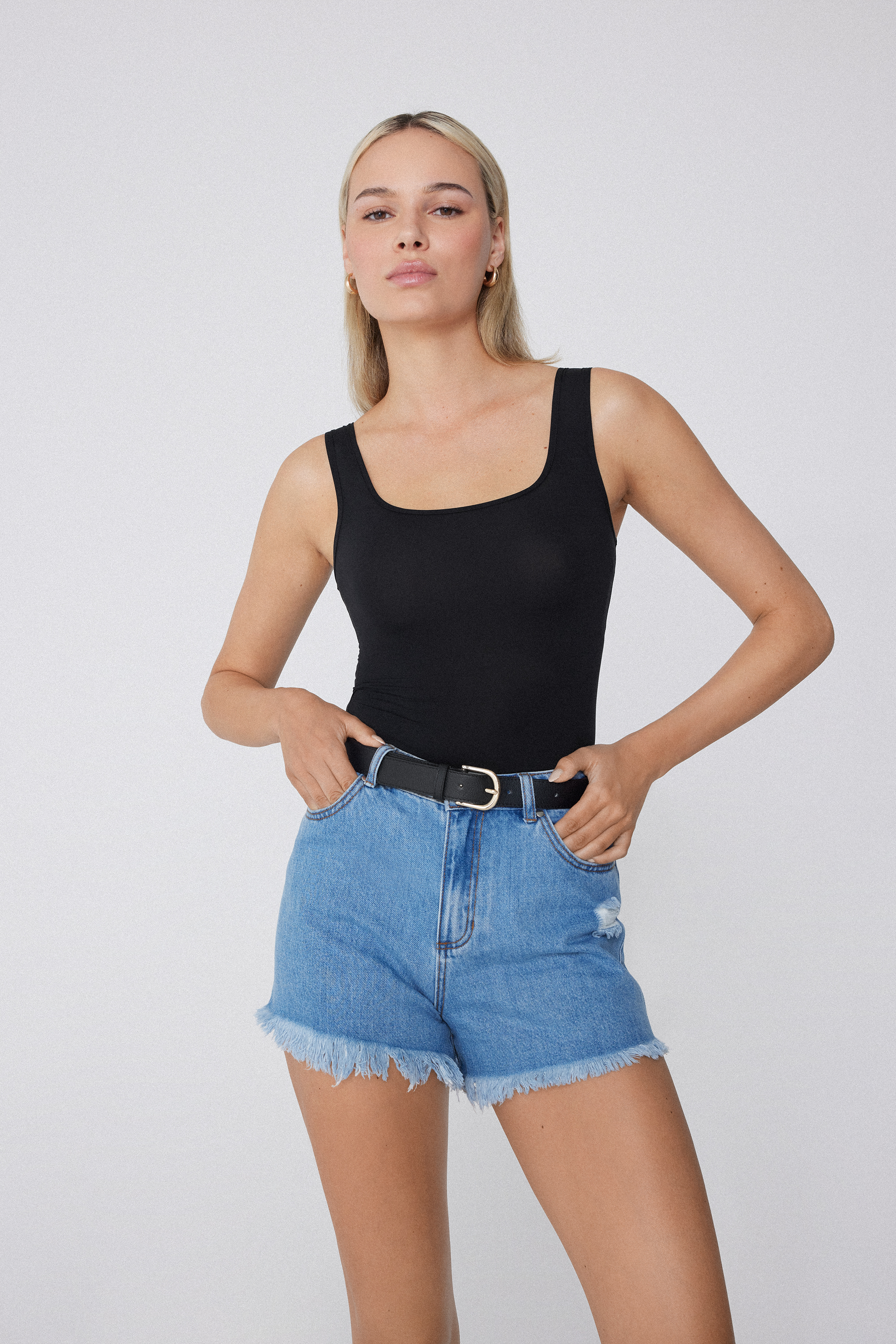 Microfibre Camisole with Wide Shoulder Straps