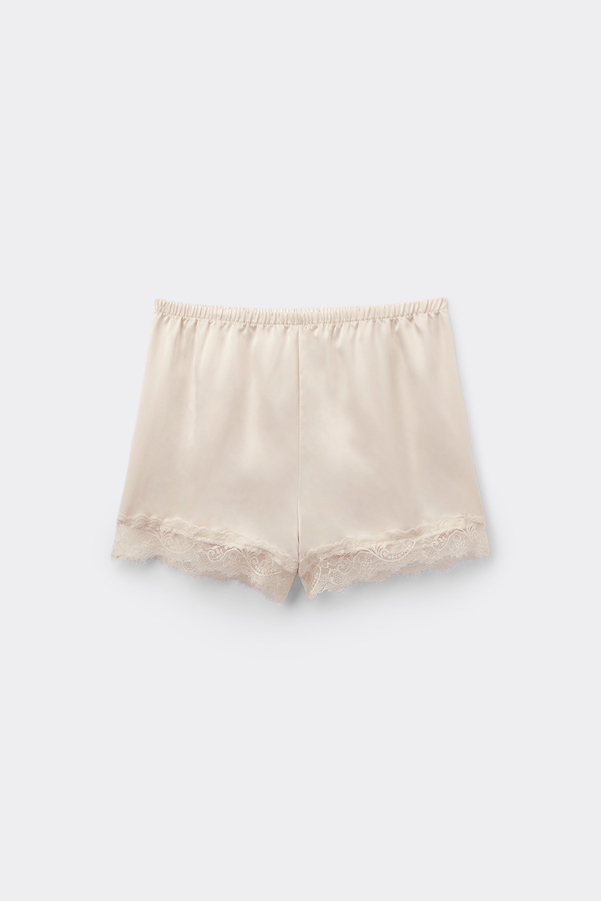 Satin and Lace Shorts