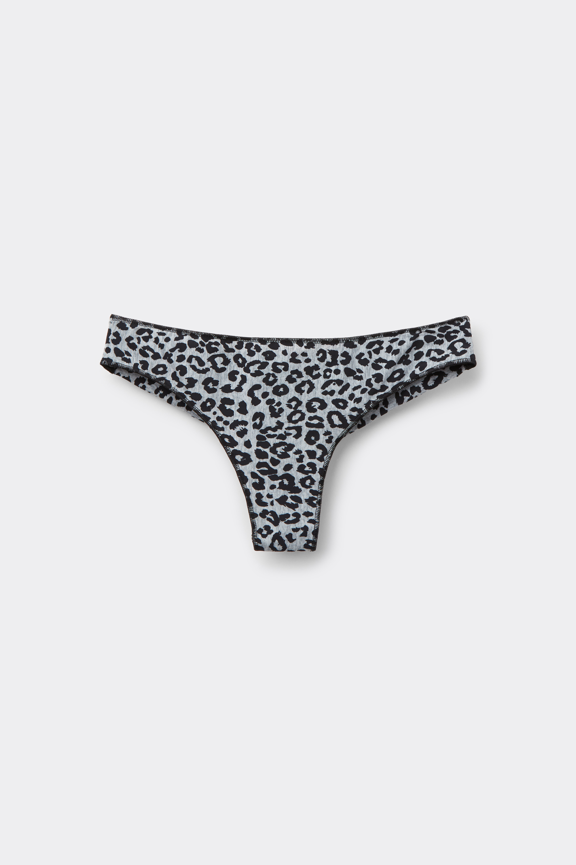 Printed Microfiber Brazilian Panties