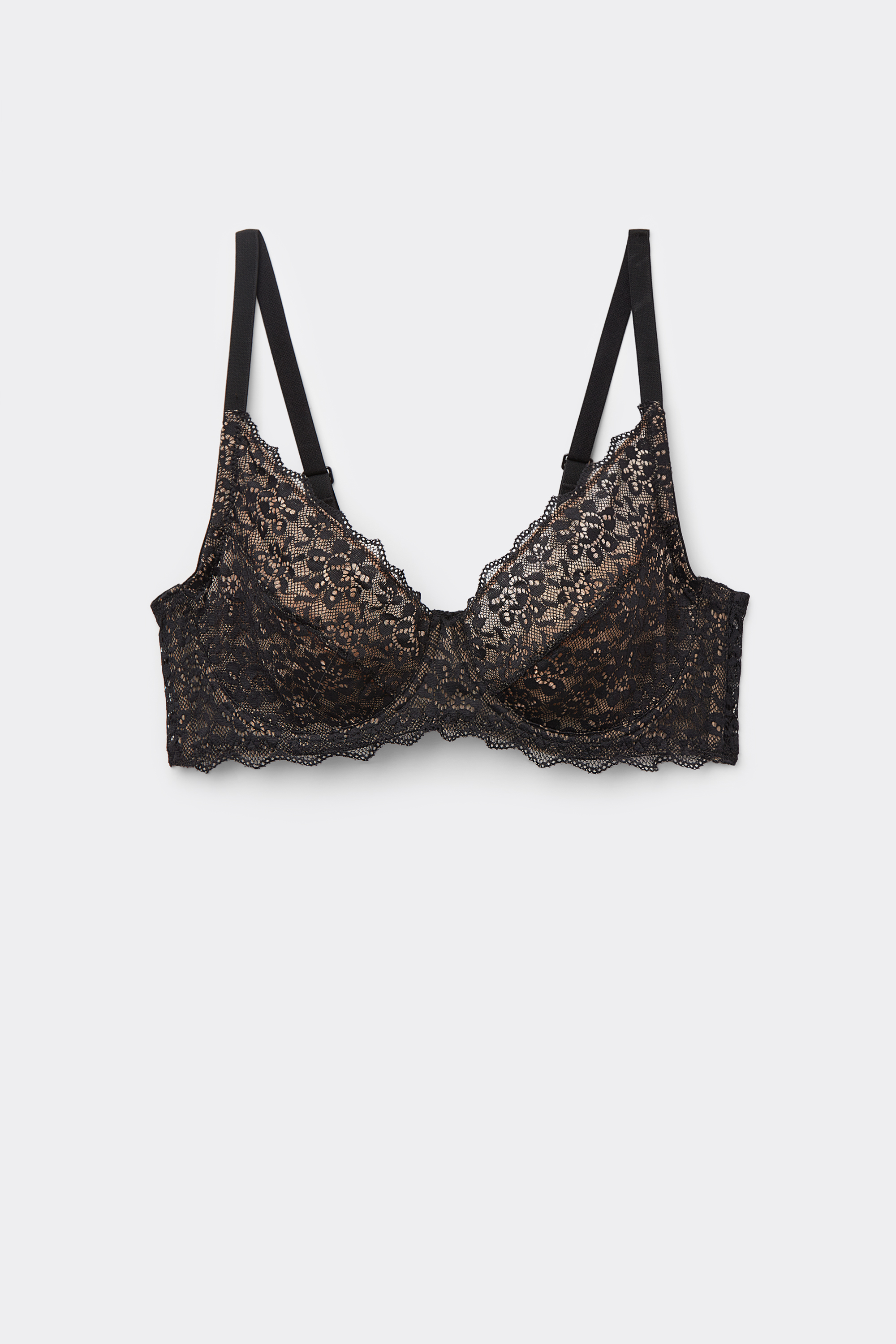 Paris Recycled Lace Unpadded Balconette Bra